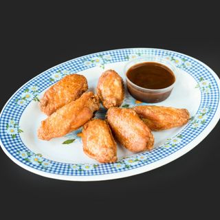 6 alitas pollo + bbq