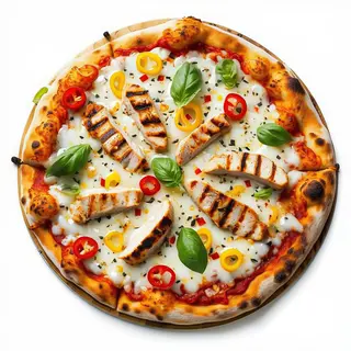 Pizza Especial De Pollo (30 Cm.)