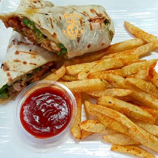 Grilled chicken wrap