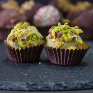 Pralina di gelato al pistacchio