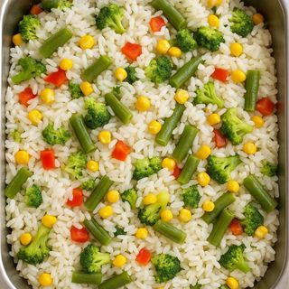 Рис з овочами 100 г