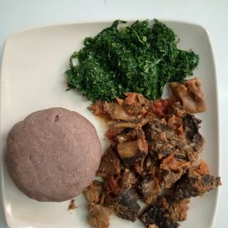 Matumbo with Brown Ugali