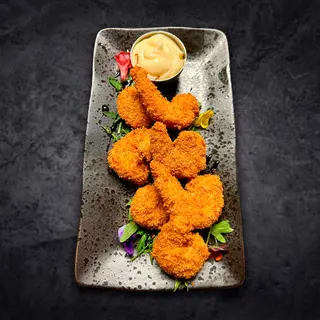 Creveți in Panko cu sos aioli