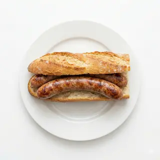 Bocadillo Cervela Con Pan De Viena