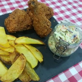Pollo crujiente estilo americano para dos personas (6 pzs.)