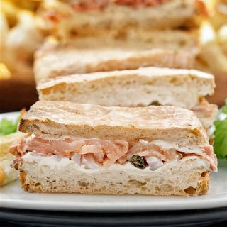 Panini au Saumon Fumé