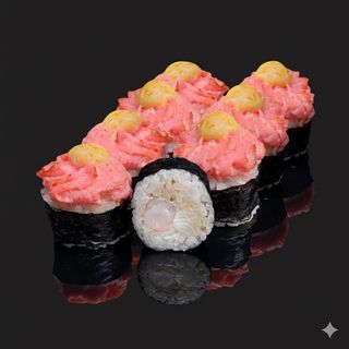 Запечённый с креветкой (8 шт)