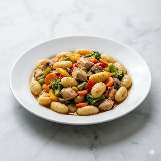 53.Gnocchi con pollo