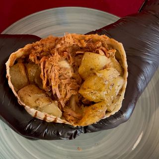 Kebab e pulled pork piadina