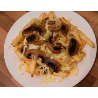 Mushroom Fries with Cheese