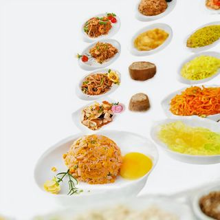 230 Spaghetti di riso con gamberi