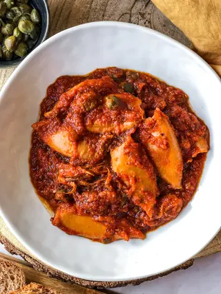 Calamares Con Salsa De Picante