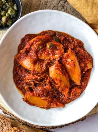 Calamares Con Salsa De Picante