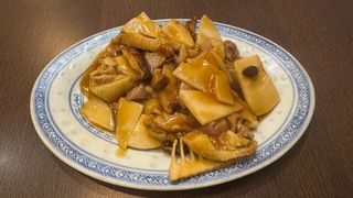 84-Anatra con funghi e bambù 