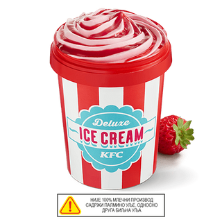 Deluxe sladoled Jagoda 460 ml