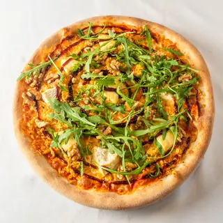 Pizza De Verduras Frescas Y Rulo Cabra Sin Gluten 