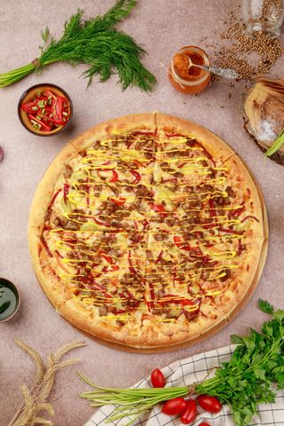 Пицца "Мясная" (35 см.)