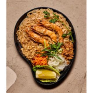 Tallarines con salsa de tamarindo