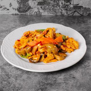 Pollo Con Salsa Picante