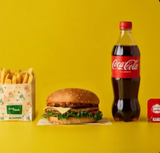 Комбо Чизбургер куриный двойной