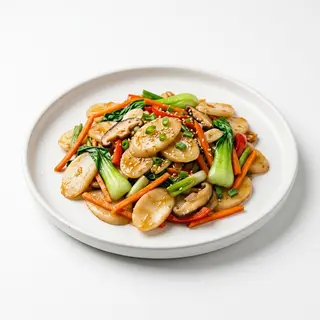 52. Gnocchi di riso saltato con verdure mix