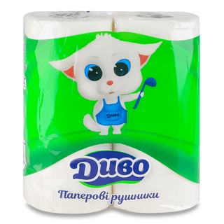 Рушники целюлозні «Диво» New (2шт/уп)