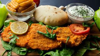 Bečka šnicla sa wedges krompirom