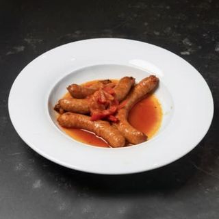 Salchichas a la riojana 