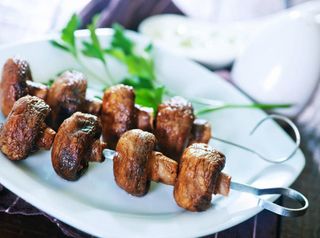 Шашлык из шампиньонов