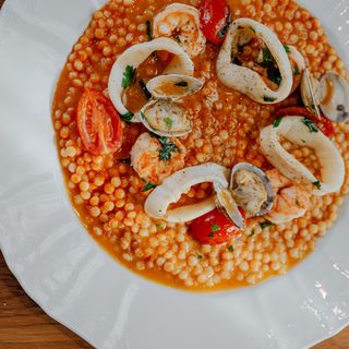 фрегола с морепродуктами 