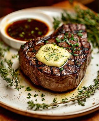 Polędwica z masłem czosnkowym