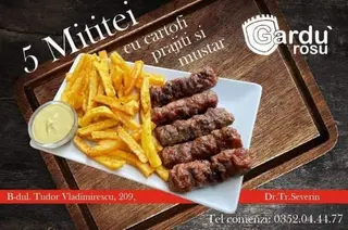 Meniu 5 mici cu cartofi prajiti si mustar