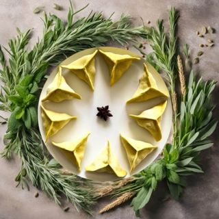 Pierogi z borówką - 9 szt. (gotowane)