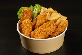 Meniu  fish and chips (mare)