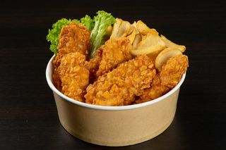 Meniu  fish and chips (mare)