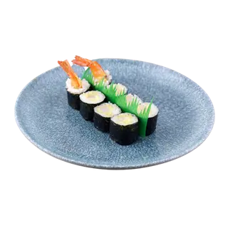 Hosomaki z krewetkami w tempurze