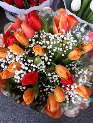 Bouquet tulipani mixto