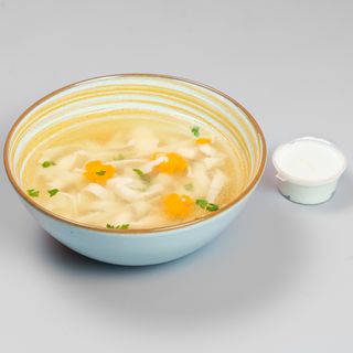 Pileća supa sa majonezom