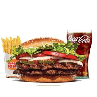 Double whopper® - menù