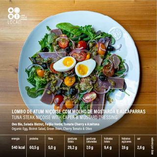 Salada Niçoise e Lombo de Atum