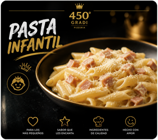 Pasta Alfredo 450°