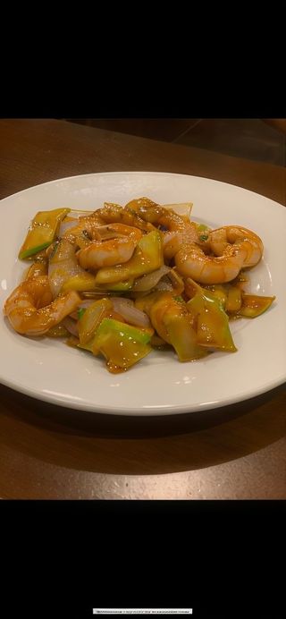 Gambas Con Salsa De Ostras