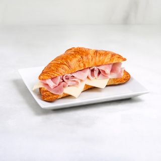 Croissant de jamón y queso