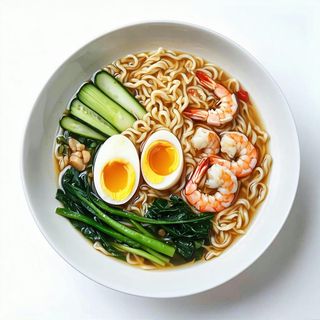 79.Ramen con gamberi