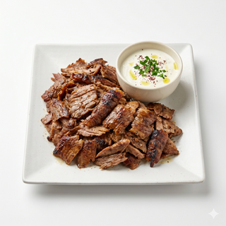 Solo carne y salsa yogur