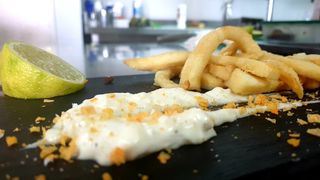 Rabas Con Mayonesa De Lima
