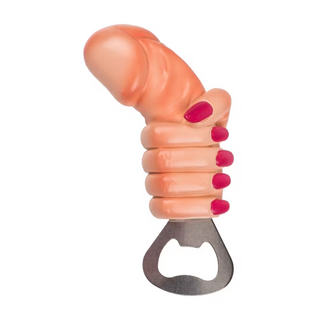 Metal Bottle Opener Willy + Hand (9574)