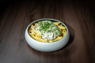 Cartofi incarcati cu trufe