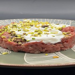 Tartare stracciatella e pistacchio