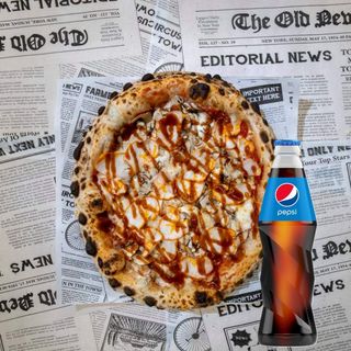 Pizza Pollo e Funghi mare Ø30cm + Pepsi 330ml